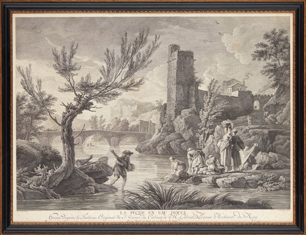 Franske stålstik af Claude Joseph (after) Vernet
