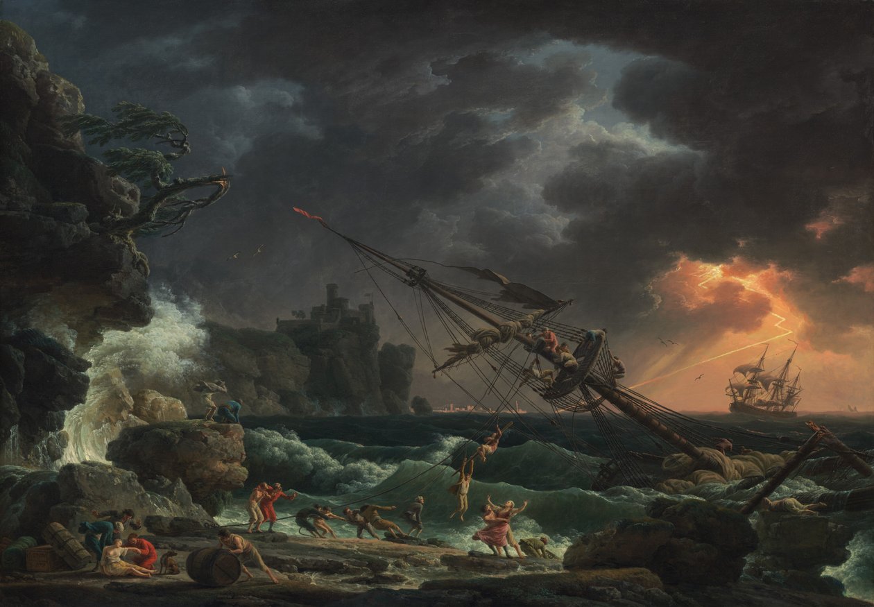 Forliset, 1772. af Claude Joseph Vernet