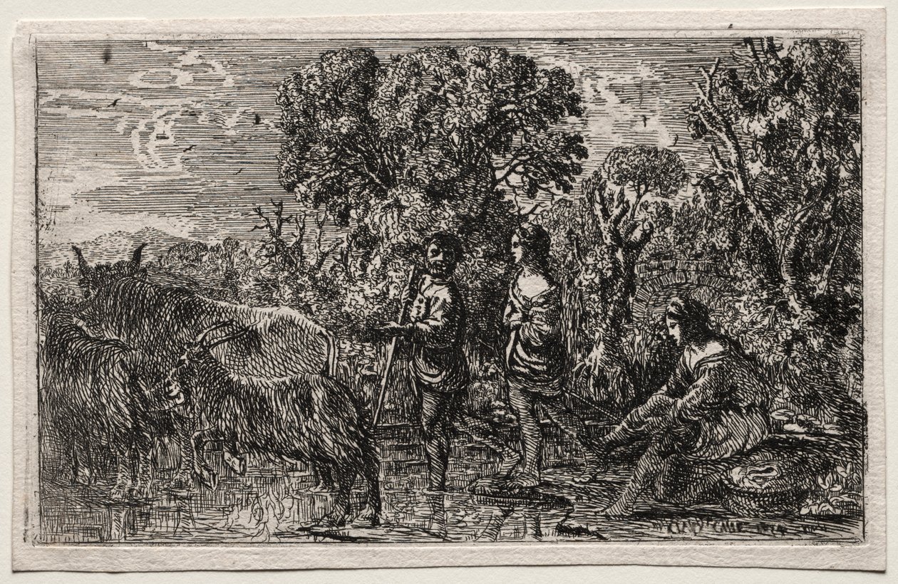 Krydsningen af ​​vadestedet af Claude Lorrain