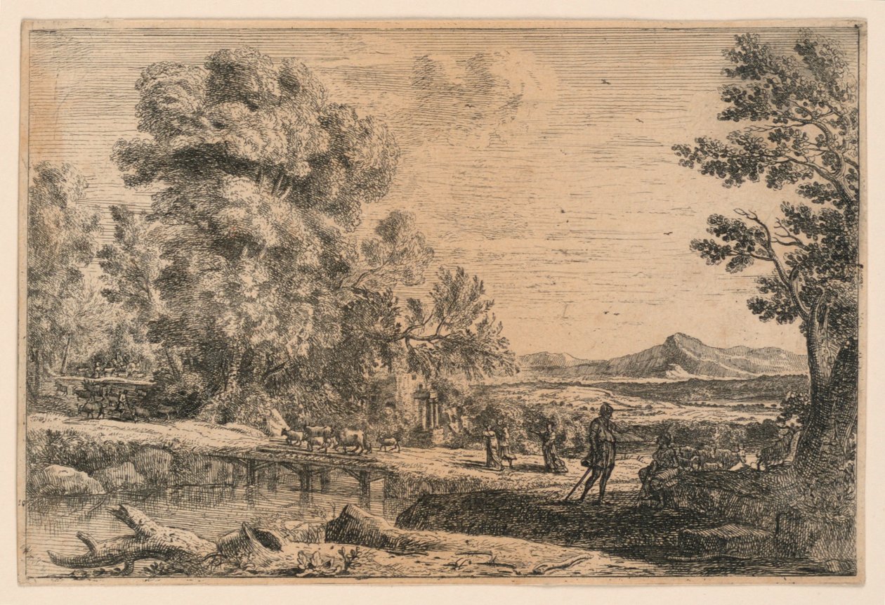 Rebecca og Eliezer af Claude Lorrain