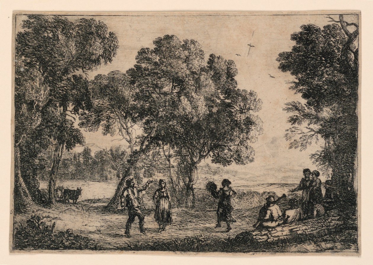 Landedansen af Claude Lorrain