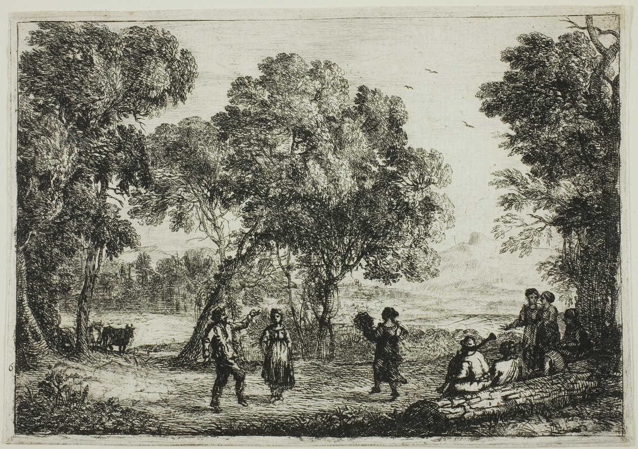 Landedansen af Claude Lorrain