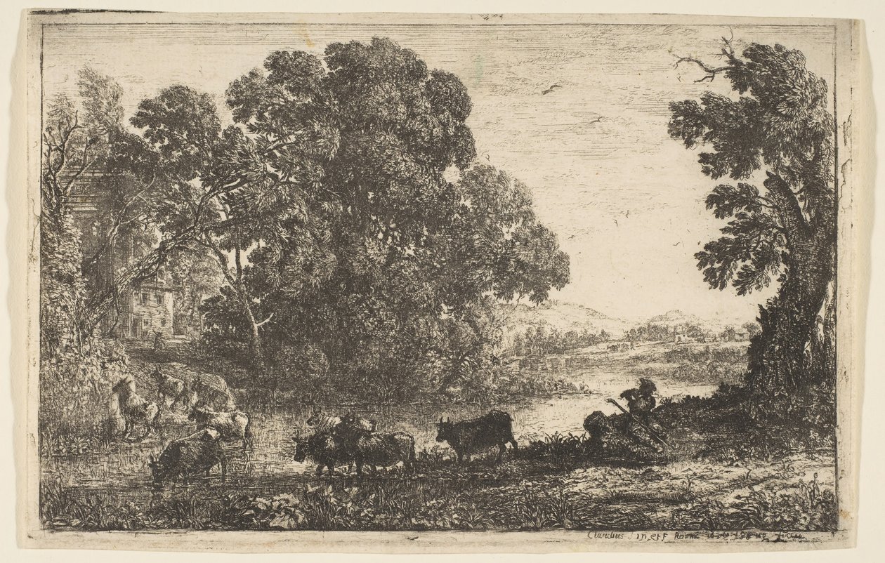 Kohyrden, 1636. af Claude Lorrain