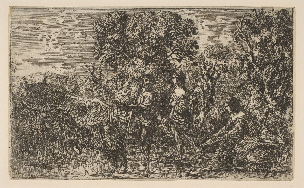 Ford, 1634. af Claude Lorrain