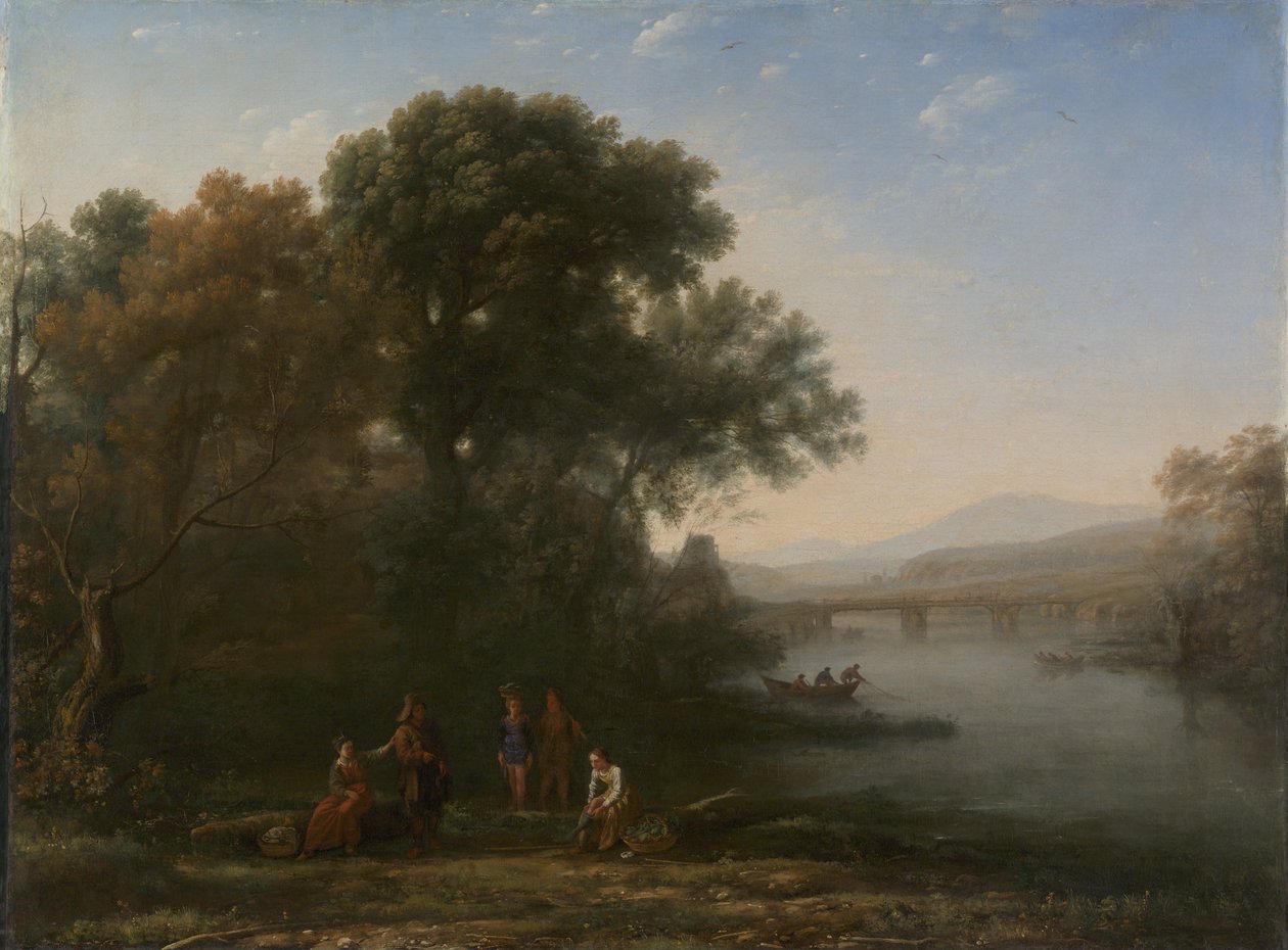 Ford, muligvis 1636. af Claude Lorrain