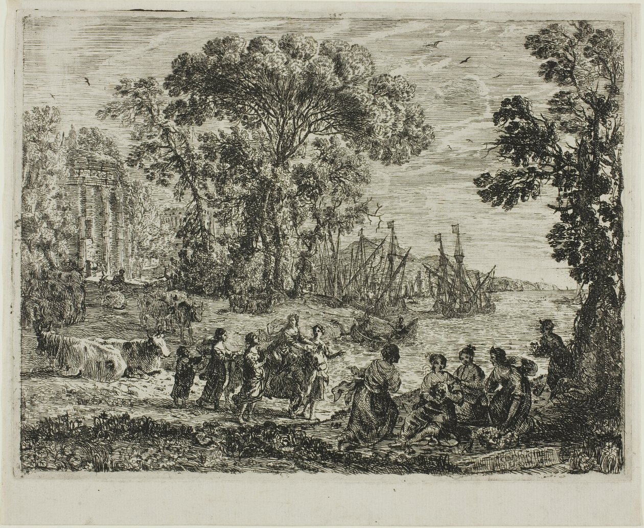 Europas voldtægt af Claude Lorrain