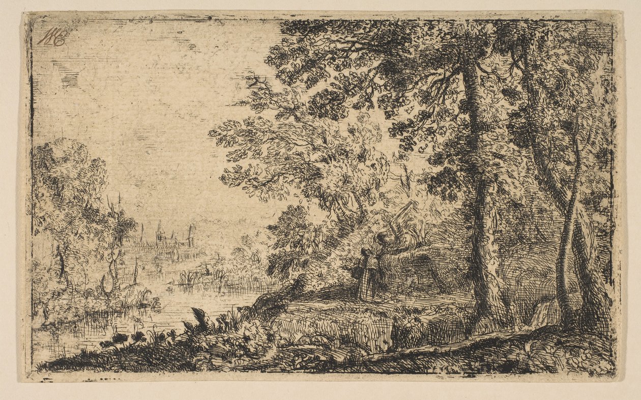 Visionen, ca. 1630. af Claude Lorrain