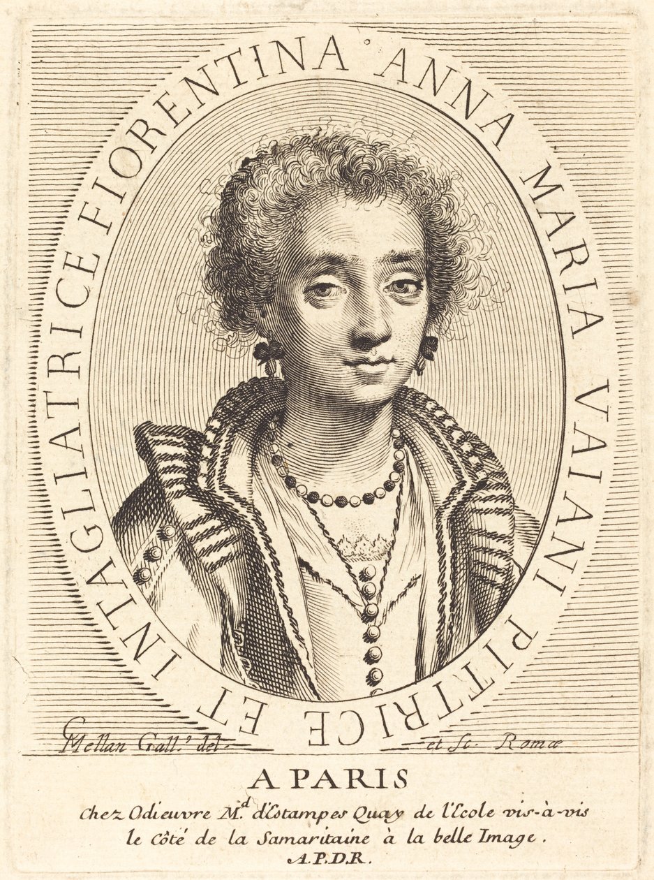 Anna Maria Vaiani af Claude Mellan