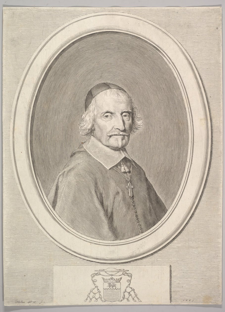 Francois de Villemontee, 1661. af Claude Mellan