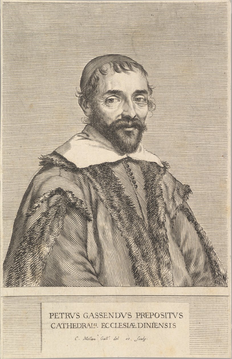 Pierre Gassendi, ca. 1637 eller 1638. af Claude Mellan