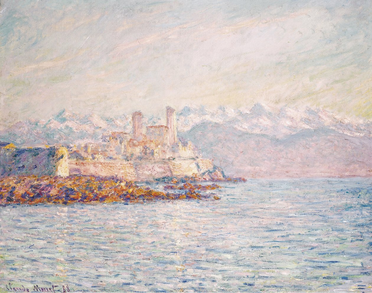 Antibes, 1888. af Claude Monet
