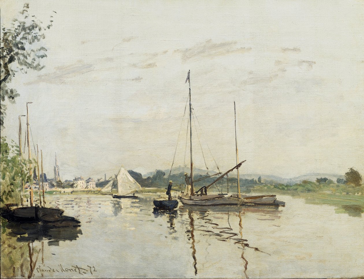 Argenteuil - olie på lærred af Claude Monet