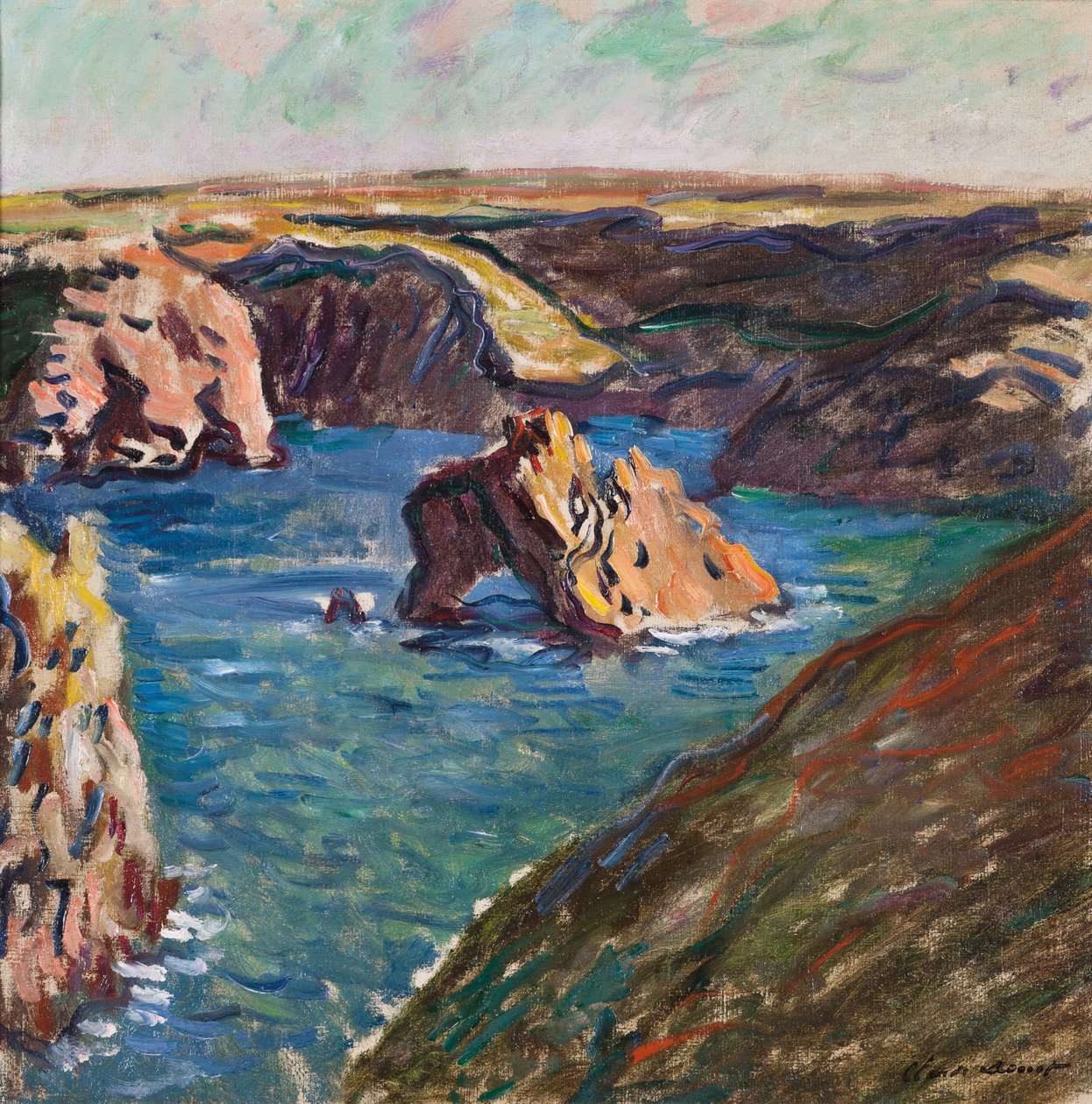 Belle-Ile, 1886 af Claude Monet
