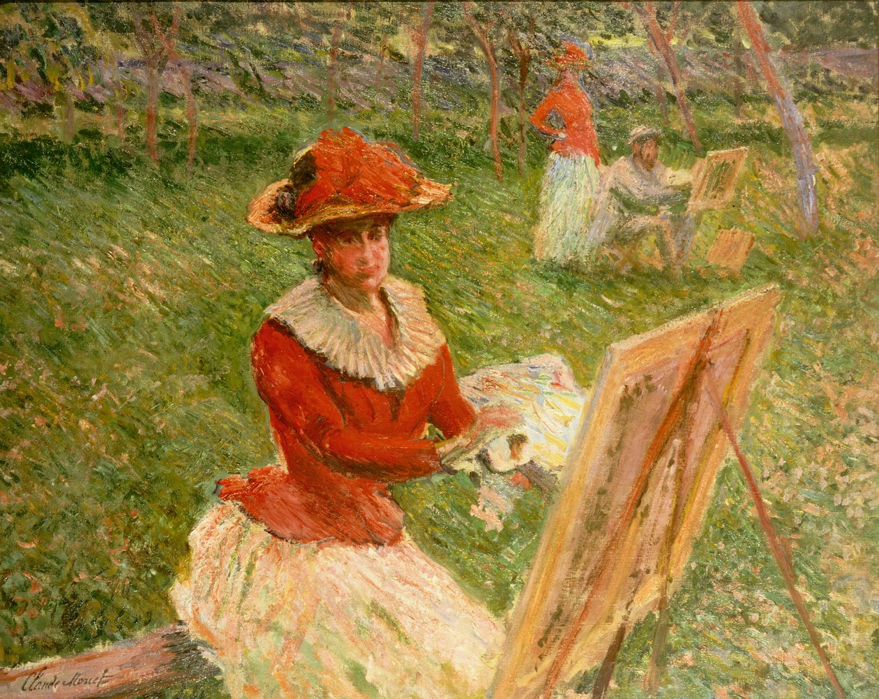 Blanche Hoschede maleri, 1892 af Claude Monet