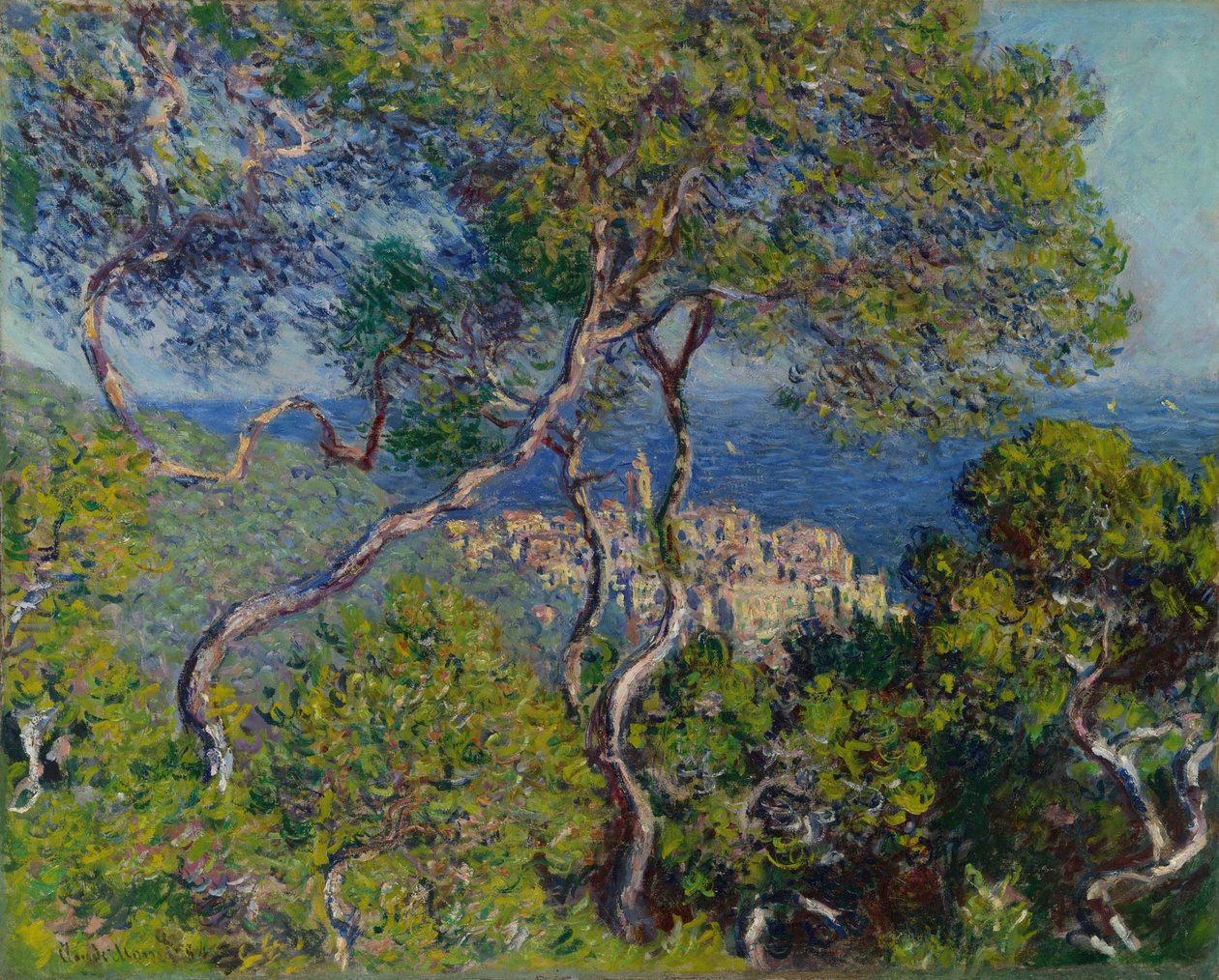 Bordighera, 1884. af Claude Monet