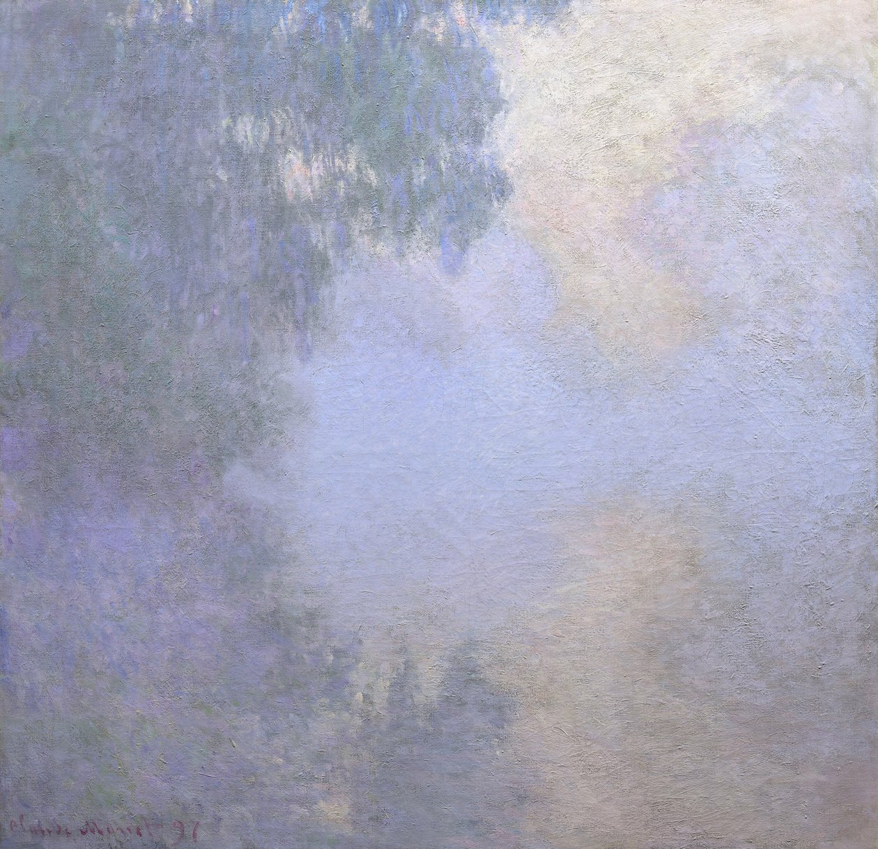 Gren af Seinen nær Giverny af Claude Monet