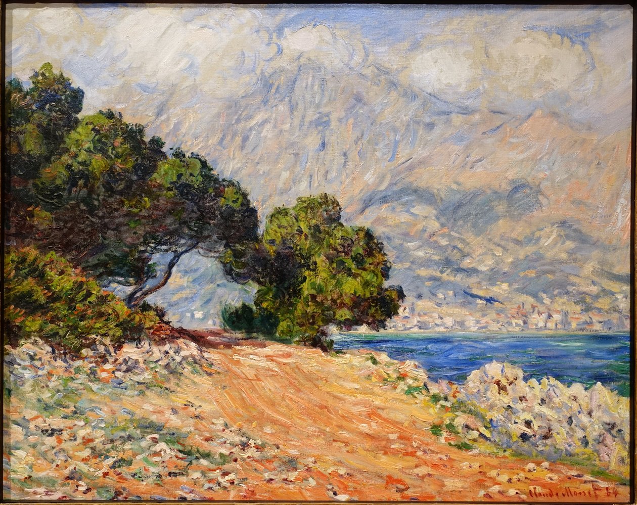 Cap Martin, i nærheden af Menton af Claude Monet
