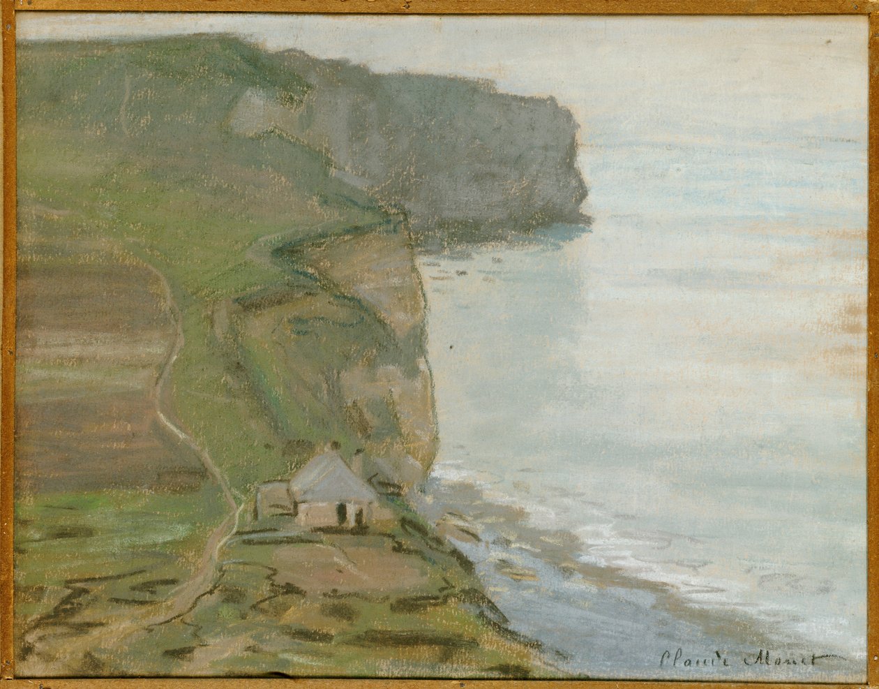 Leder af Antifer, Etretat af Claude Monet