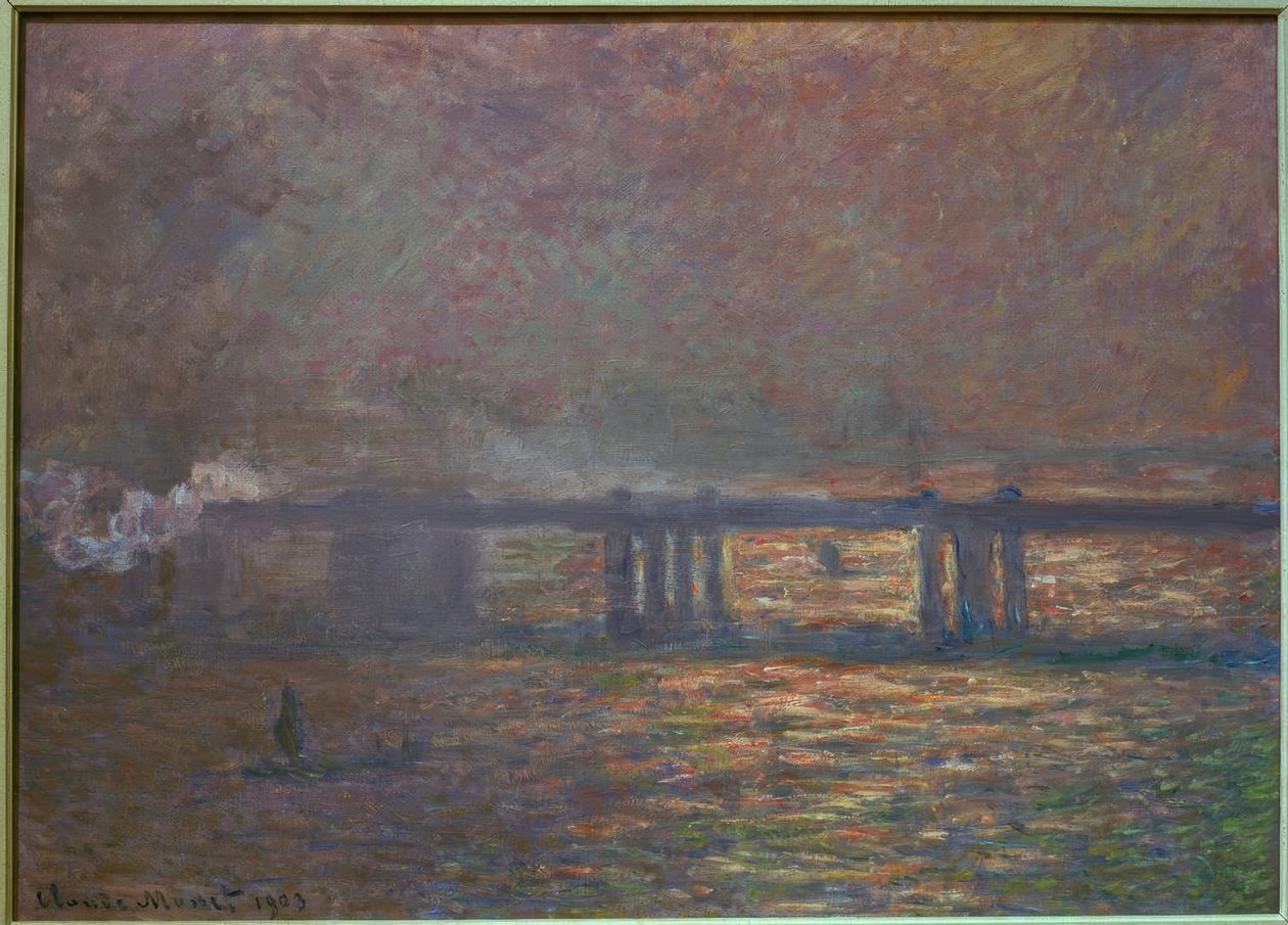 Charing Cross Bridge af Claude Monet