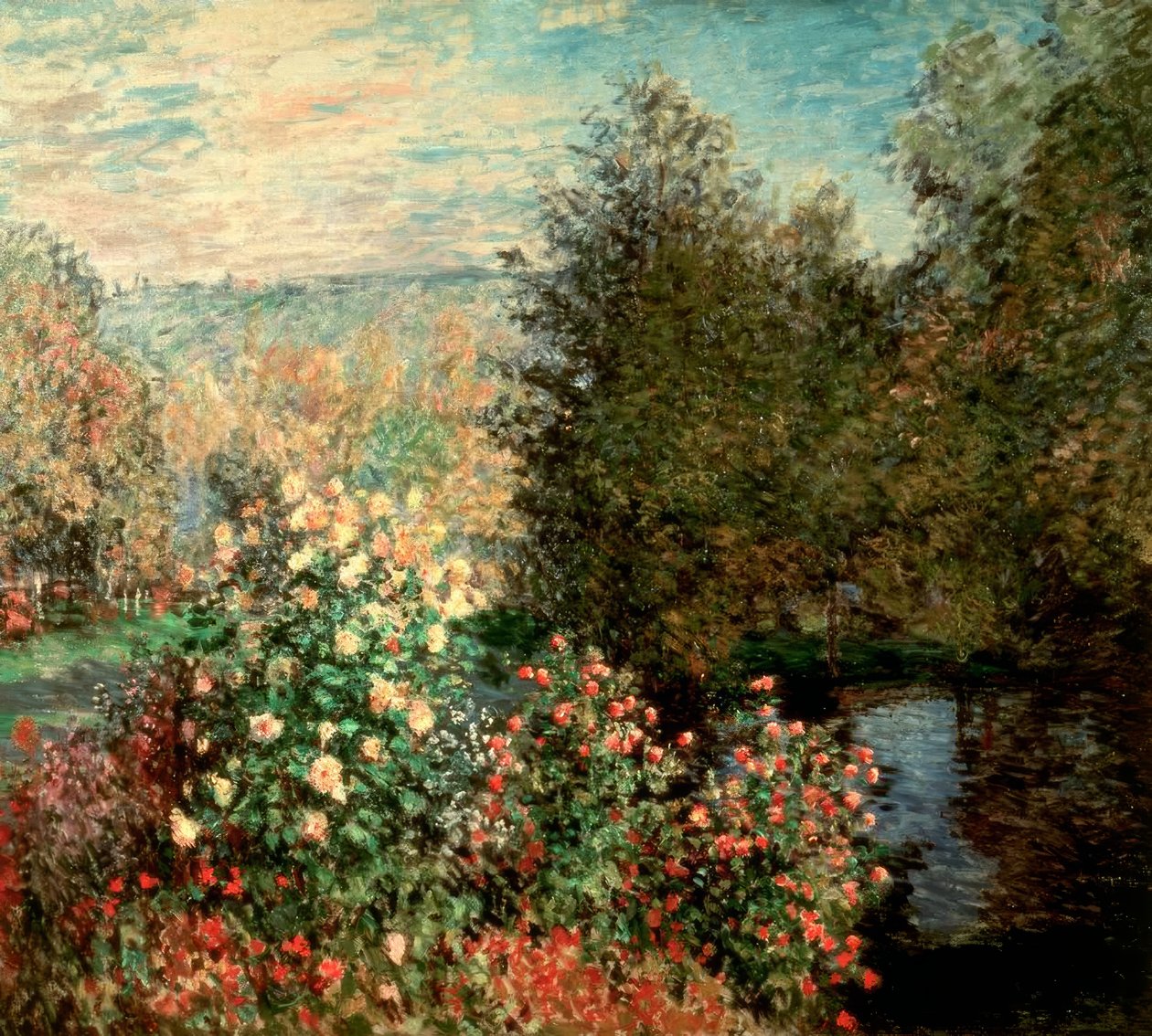 Havehjørne i Montgeron af Claude Monet