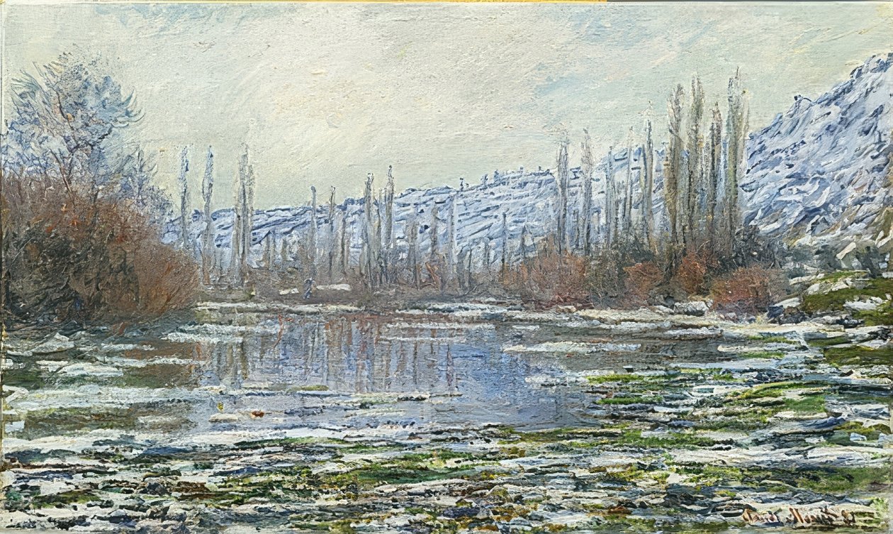 Tøen i Vétheuil. 1880 af Claude Monet