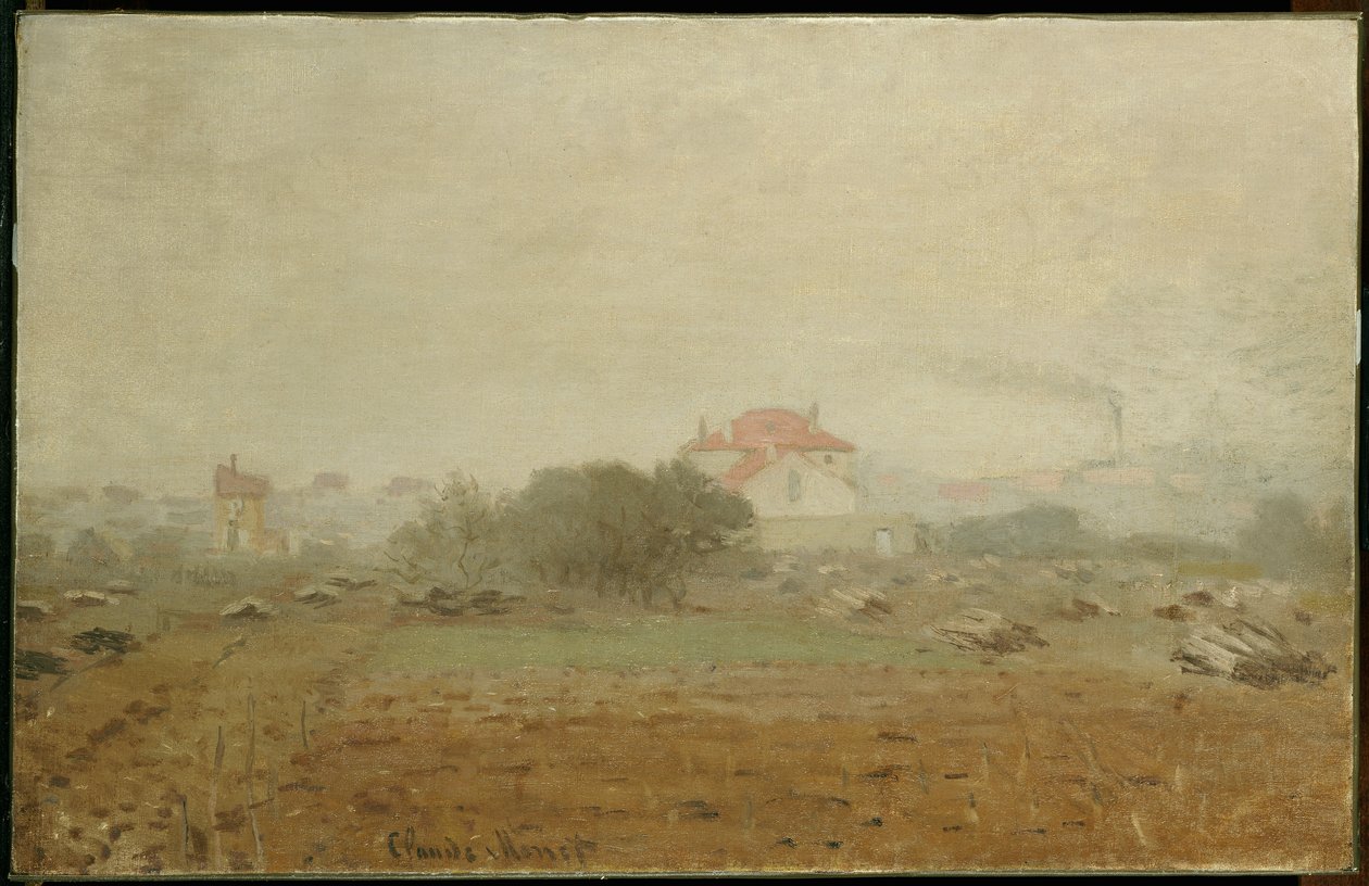 Tåge, 1872 af Claude Monet