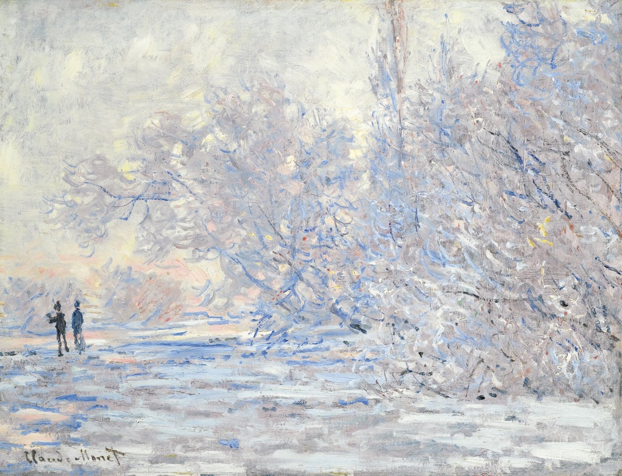 Frost i Giverny Frost i Giverny, 1885 af Claude Monet