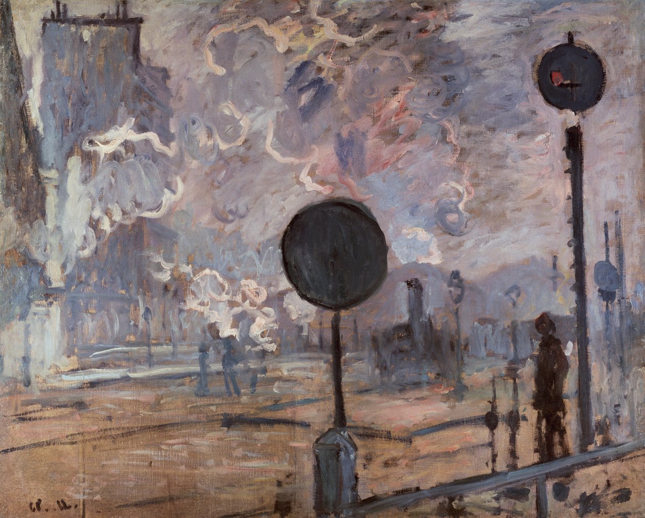 Gare Saint Lazare (Le Signal) af Claude Monet