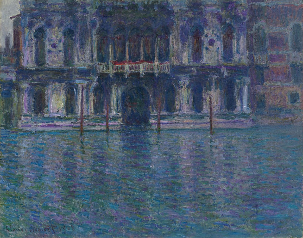 Tysk: Le Palais Contarini Le Palais Contarini af Claude Monet