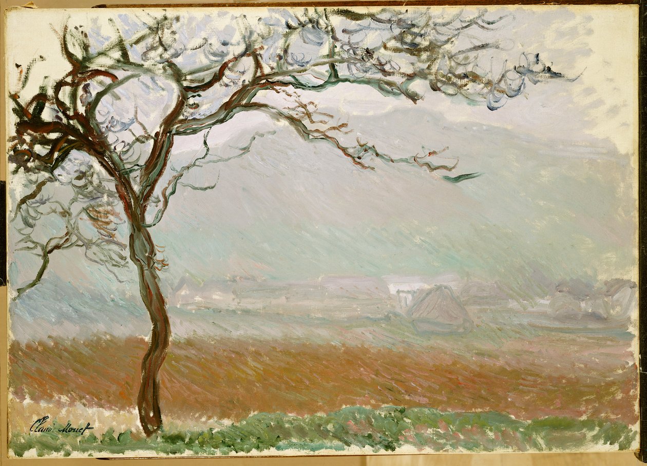 Giverny-landskabet af Claude Monet