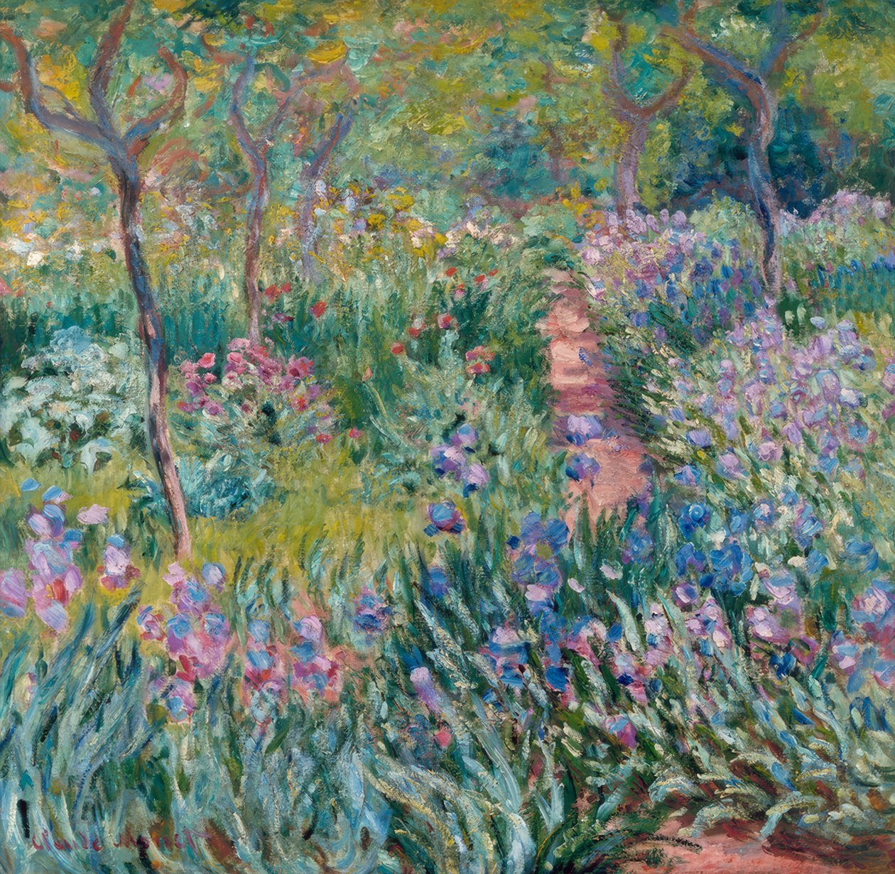 Giverny, Le Printemps (Der Frühling, Giverny) af Claude Monet