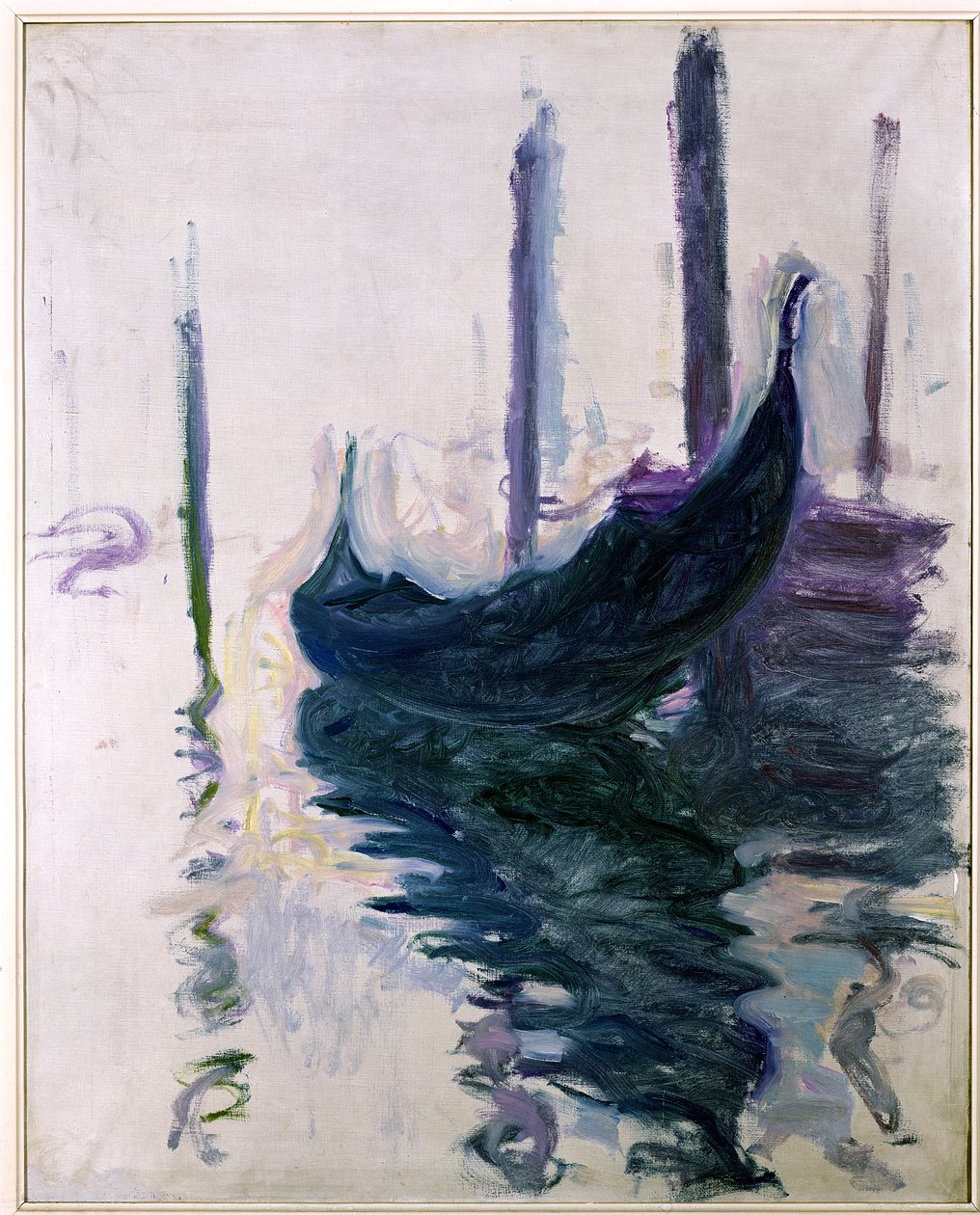 Gondoler i Venedig, 1908 af Claude Monet