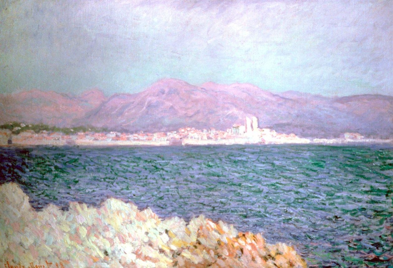 Antibes-bugten, 1888 af Claude Monet