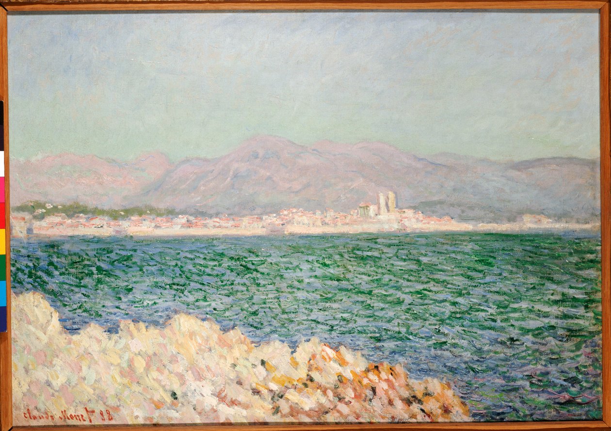 Antibes-bugten, 1888 af Claude Monet