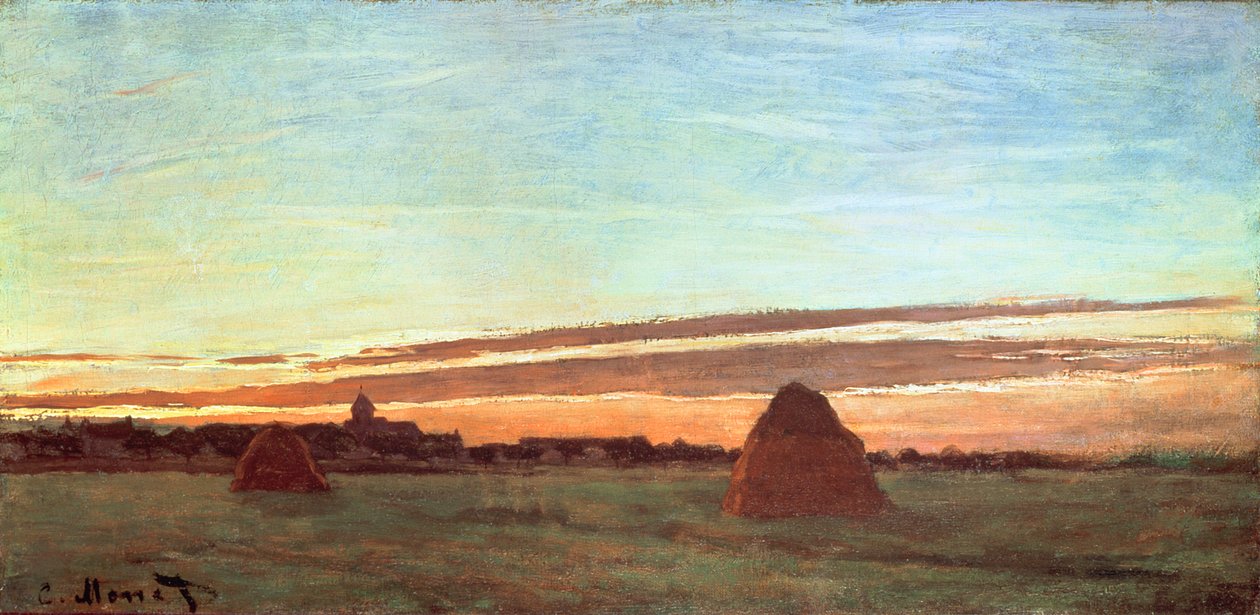 Høstakke ved Chailly, 1865 af Claude Monet