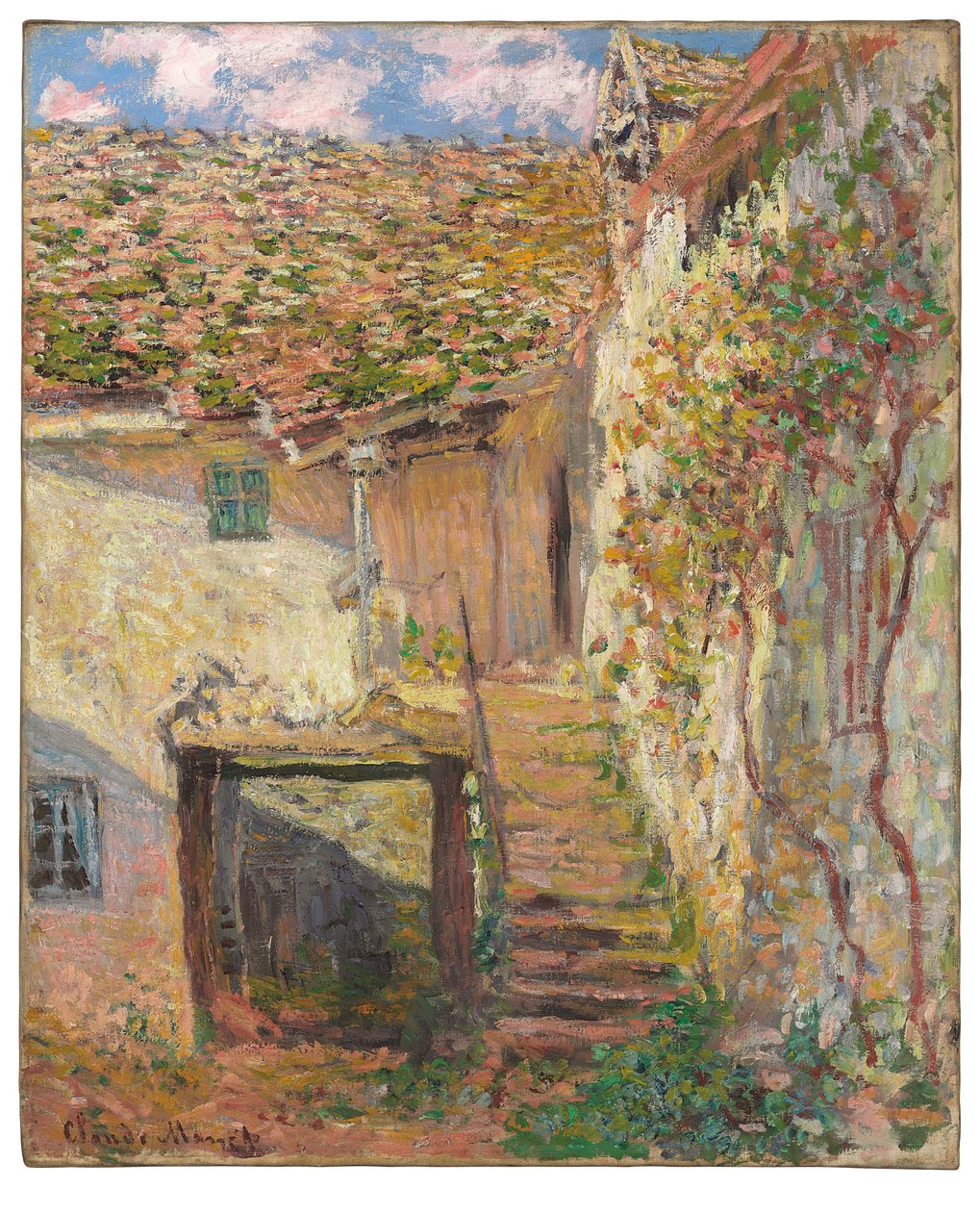 Trappen, 1878 af Claude Monet
