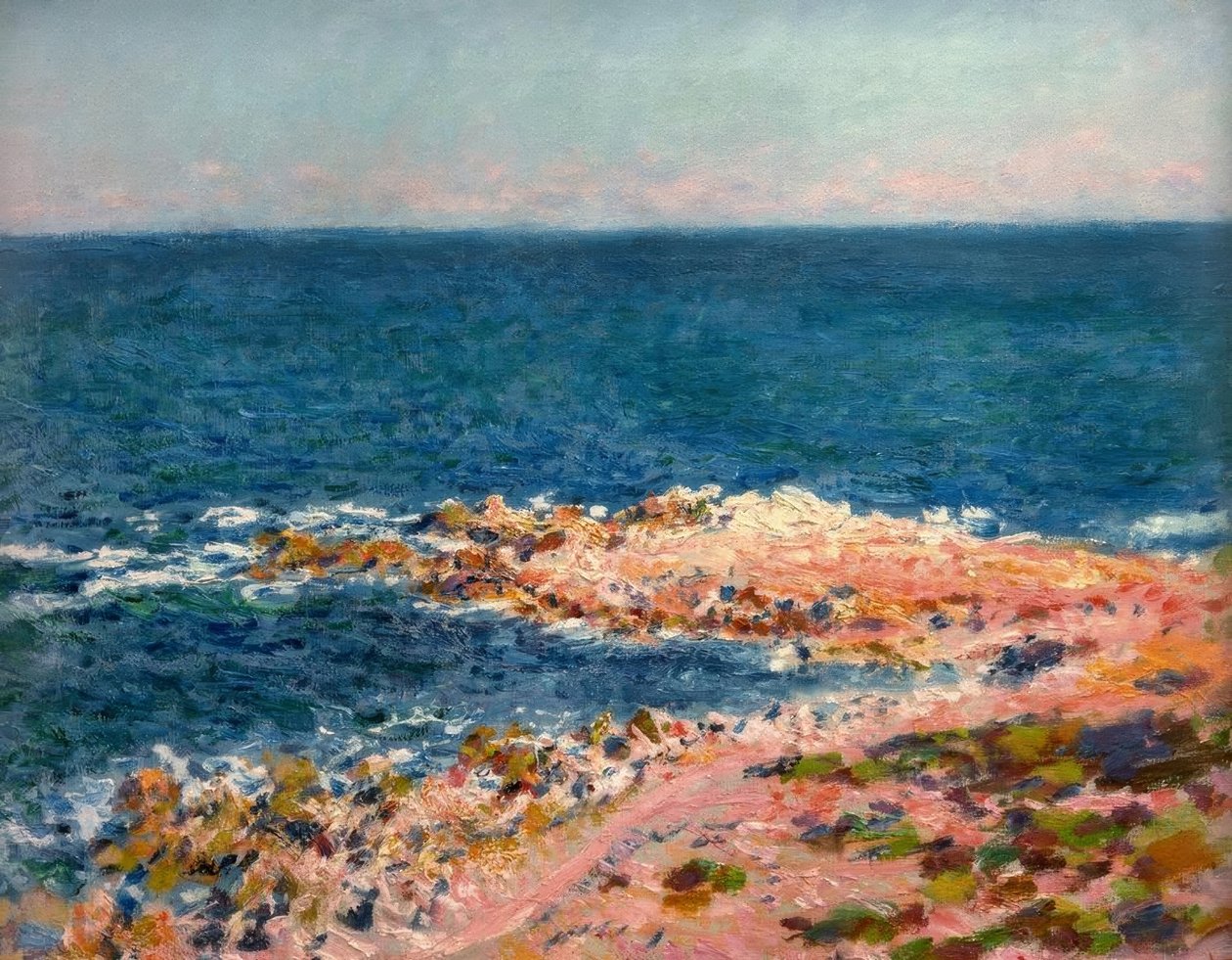 The Big Blue i Antibes af Claude Monet
