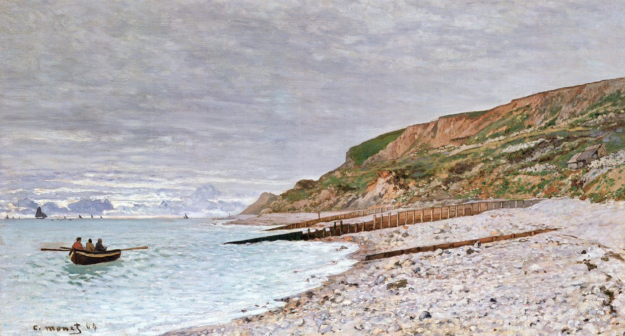 La Pointe de la Heve, 1864 af Claude Monet