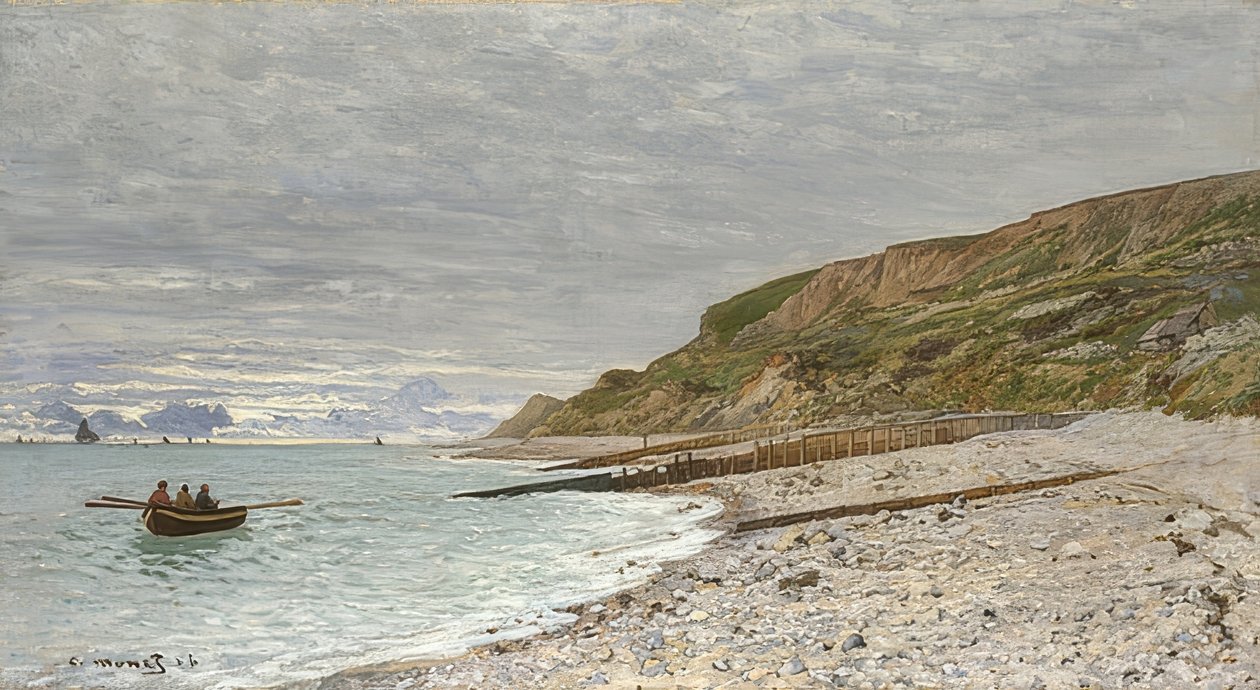 La Pointe de la Hève, Sainte-Adresse. 1864 af Claude Monet