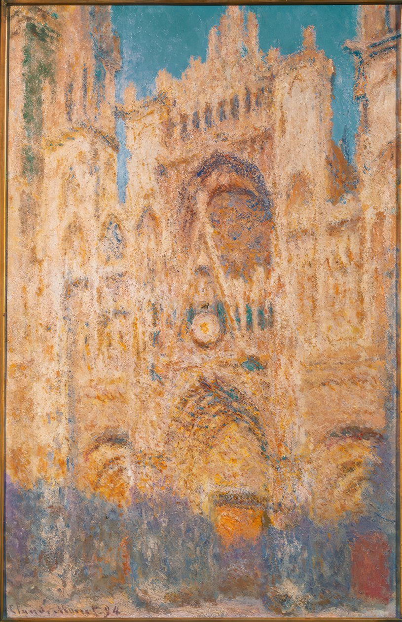 Katedralen i Rouen af Claude Monet