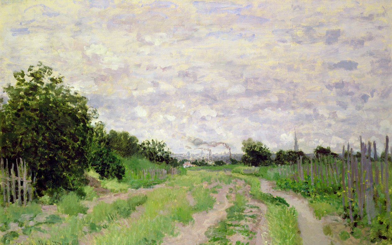 Landskab af Claude Monet