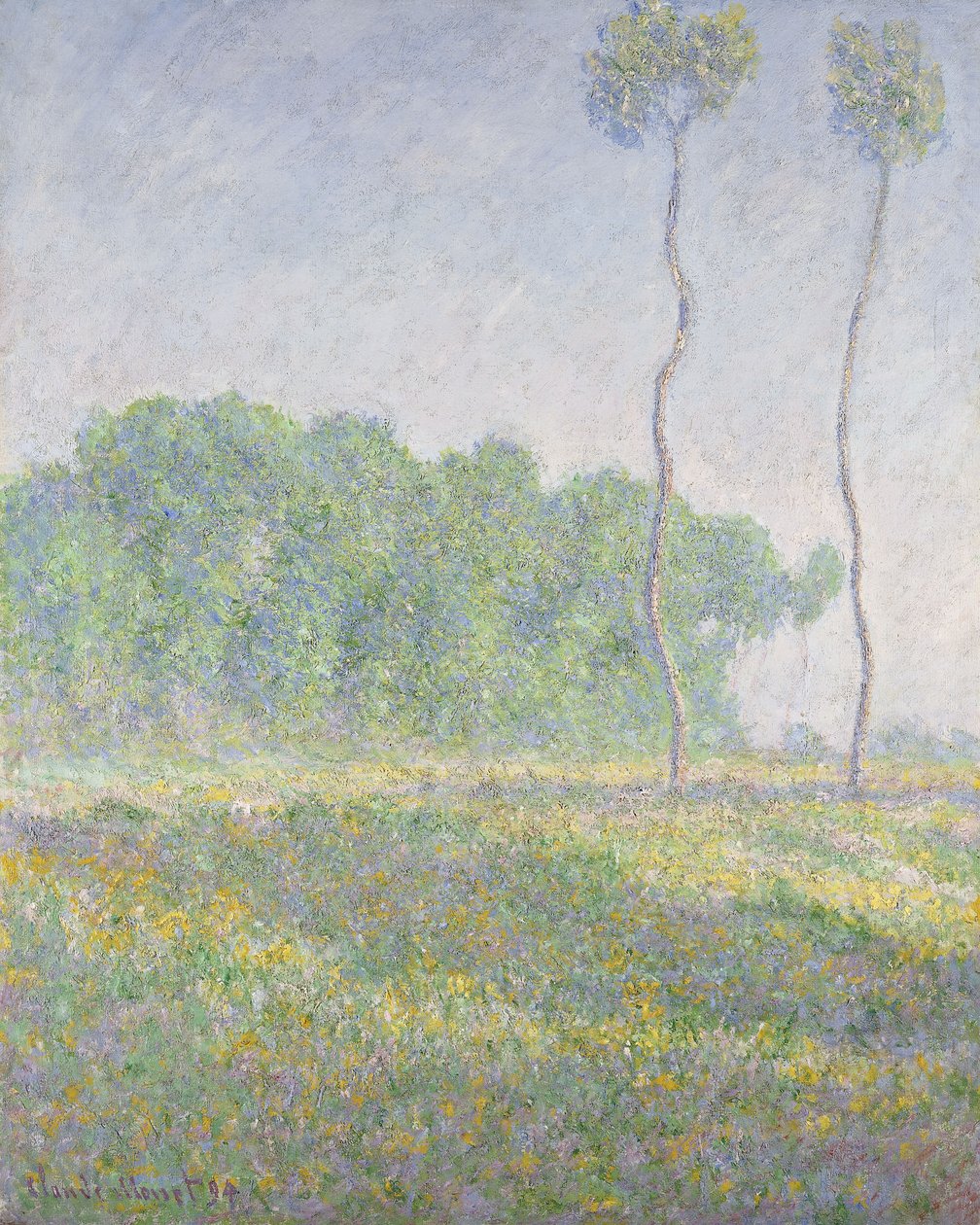 Landskab i foråret af Claude Monet