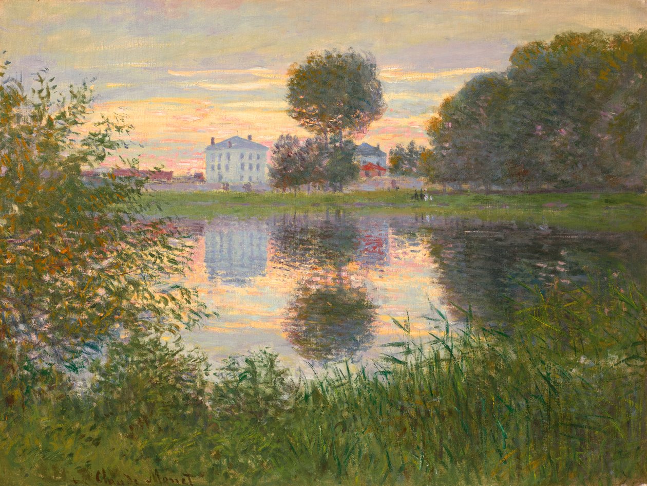 Træet i en bold, Argenteuil af Claude Monet