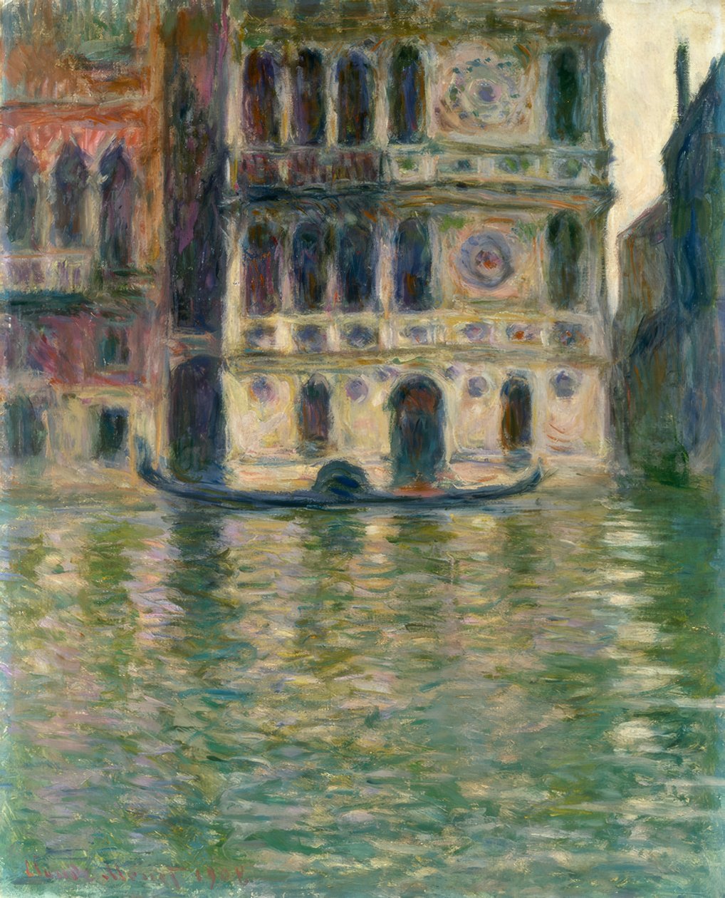 Dario Palace, Venedig af Claude Monet