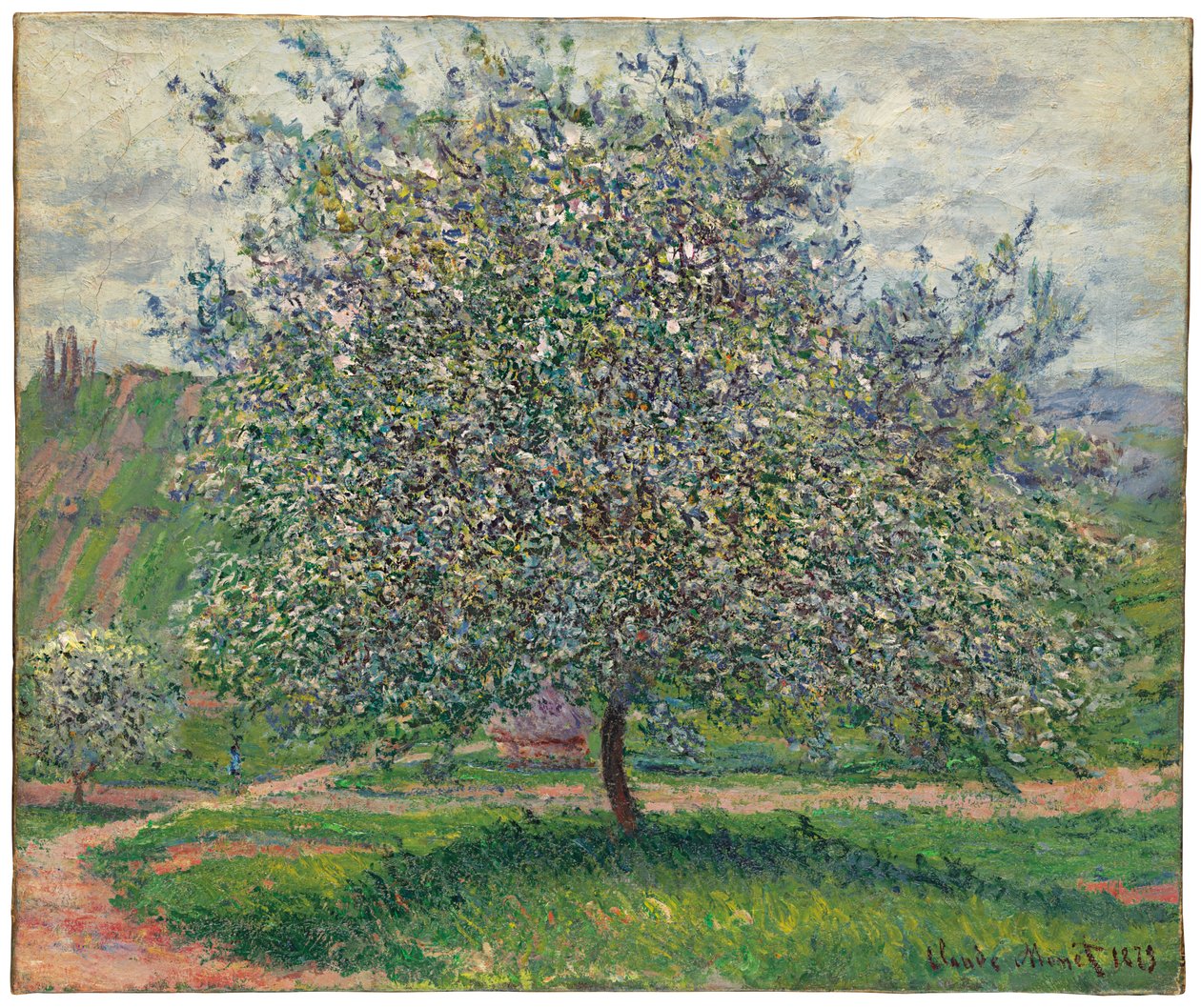 Æbletræet, 1879 af Claude Monet