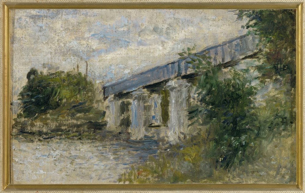 Jernbanebroen, Argenteuil af Claude Monet