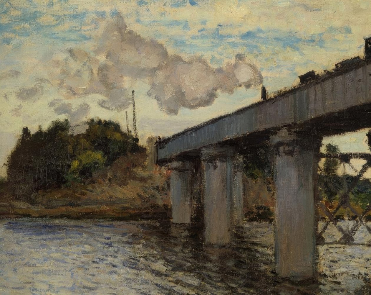 Jernbanebroen ved Argenteuil af Claude Monet