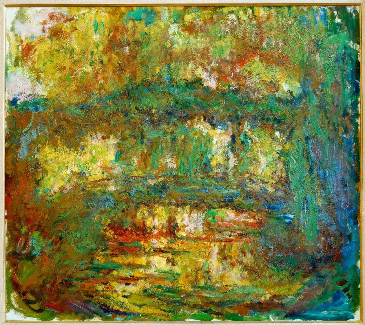 Le Pont japonais (Den japanske bro) af Claude Monet