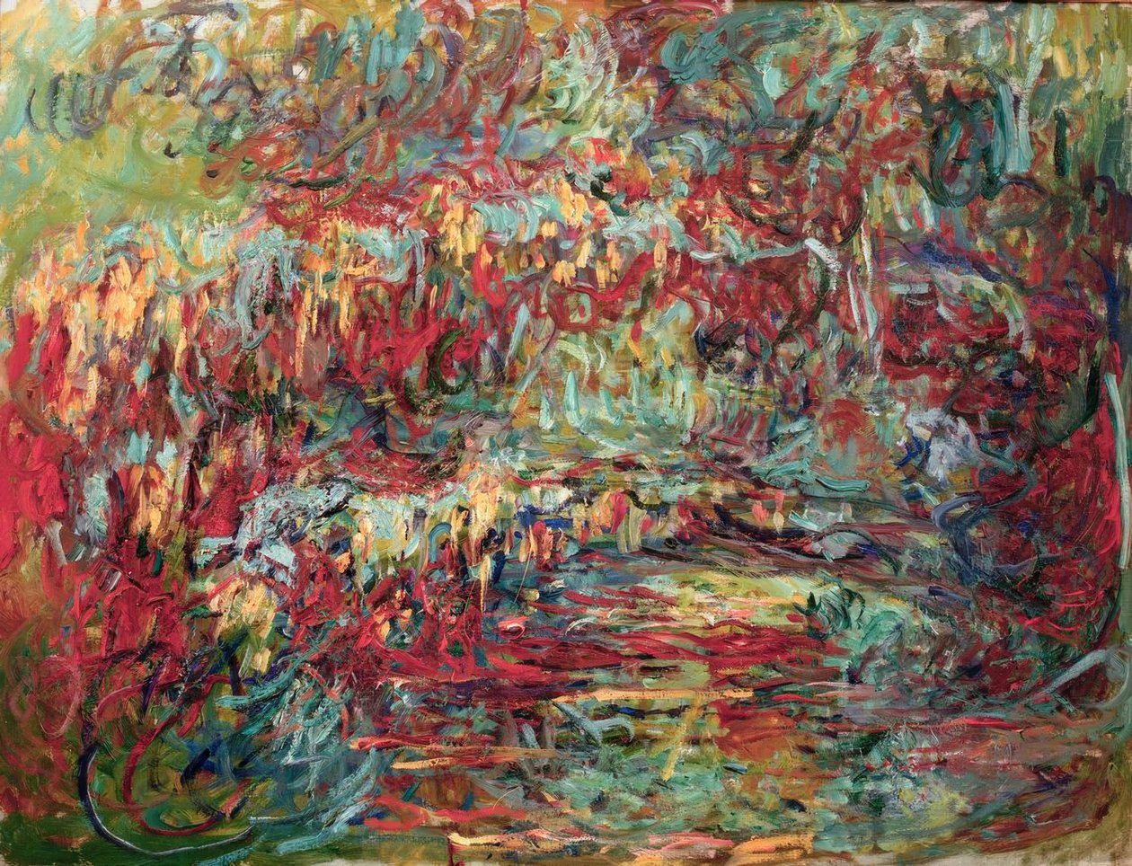 Le Pont japonais (Den japanske bro) af Claude Monet