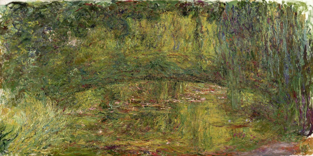 Den japanske bro Japanske bro af Claude Monet